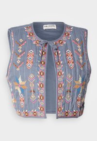 VEST - Vest - dusty blue