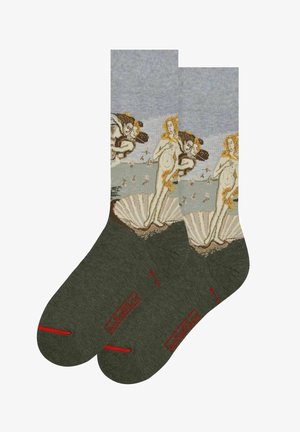 MuseARTa, SANDRO BOTTICELLI - BIRTH OF VENUS - Calze - grau-multi
