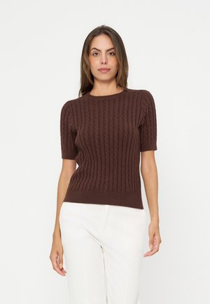 Anna Field by Zalando, Обикновена тениска - dark brown