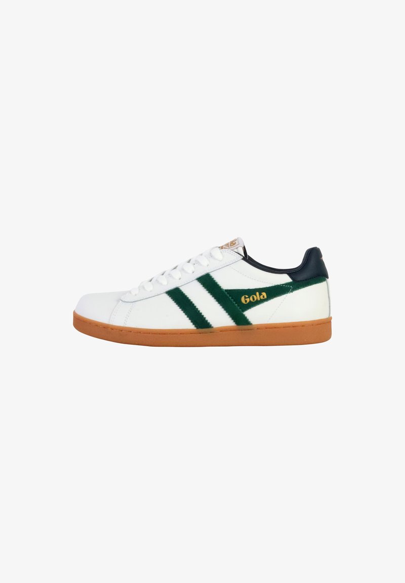 Gola GOLA EQUIPE II - Baskets basses - blanc vert marine