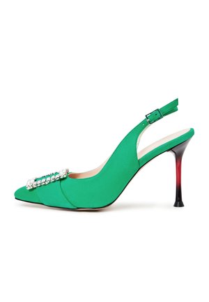 High Heel Sandalette - green