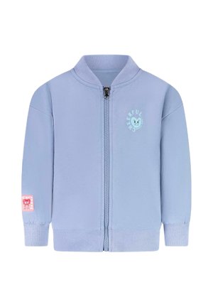 Sweater met rits - pale blue