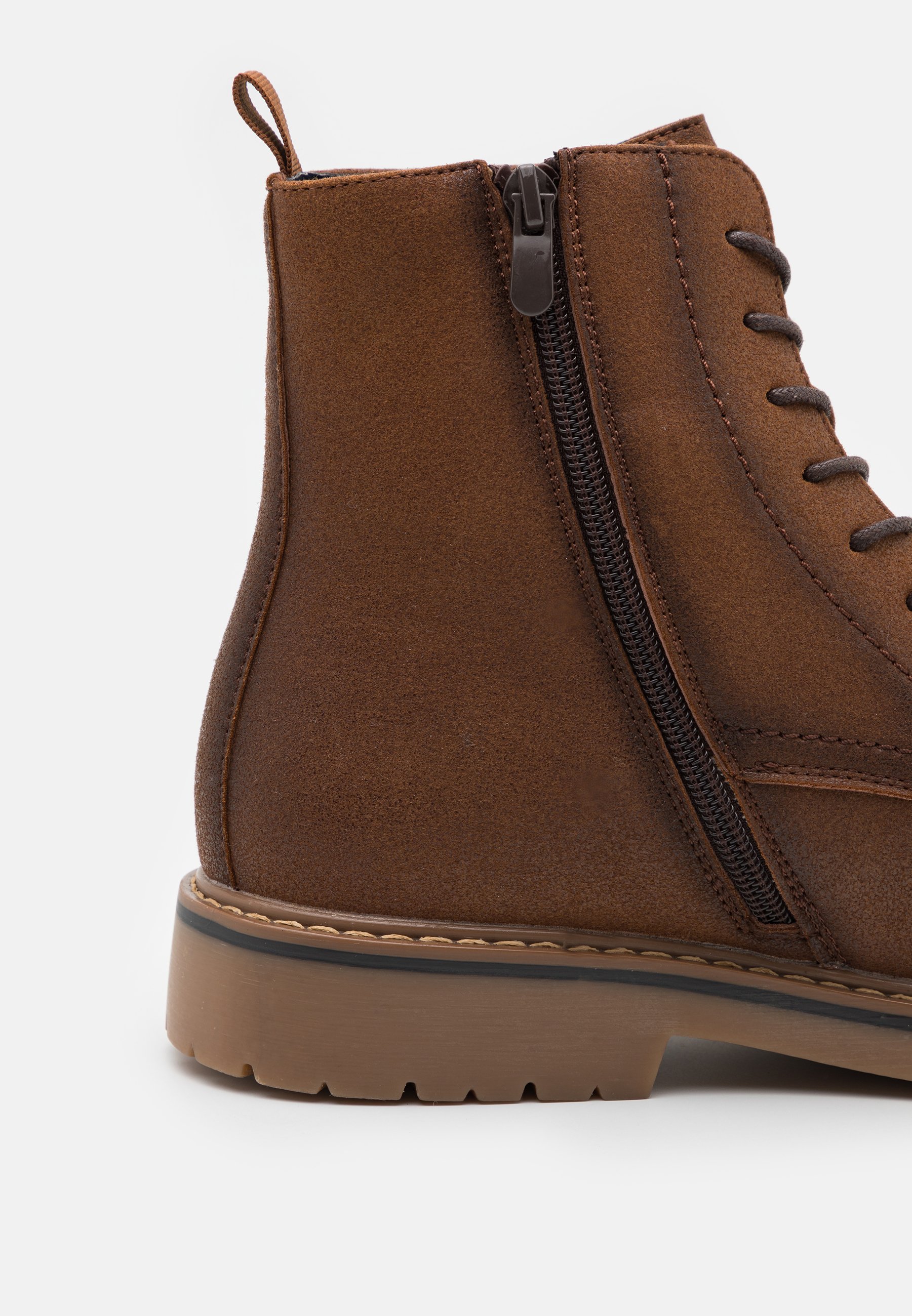 Pier One Botines con cordones - brown/marrón - Zalando.es