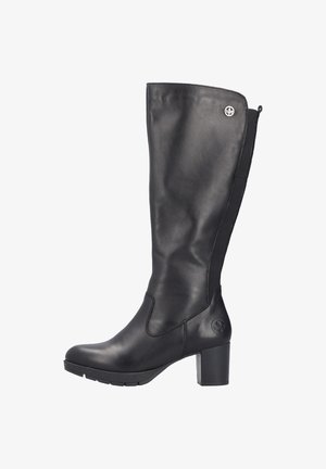 Rieker Botas con plataforma - schwarz