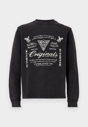 LIGHTWEIGHT CREWNECK UNISEX - Bluză de molton - jet black
