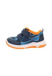 Unausgewählt, blau orange