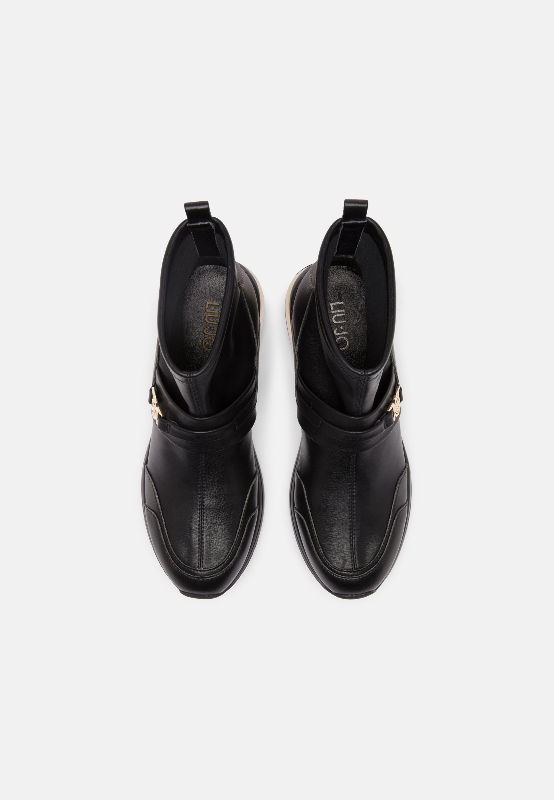Liu Jo Jeans KARLIE - Enkellaarsjes met sleehak - black/Zwart - Zalando.nl