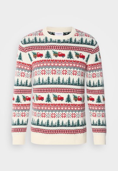 WINTER VILLAGE O NECK SWEATER - Pullover - off white