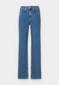 Straight leg -farkut - mid blue stone