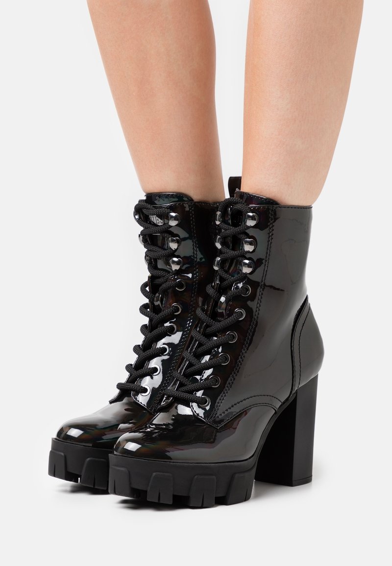 Guess Højhælede støvletter - black