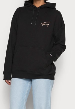 Jersey con capucha - black