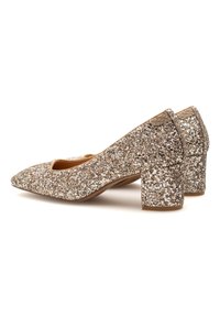 Woden Classic heels - silver-coloured gold-coloured