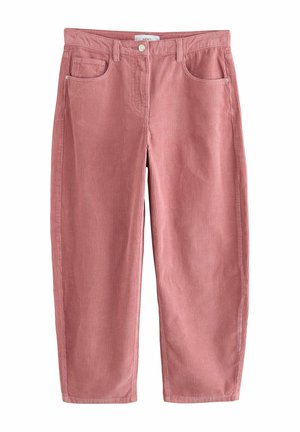 Next, TALL FIT - CORDUROY BARREL LEG TROUSERS - Trousers - pink