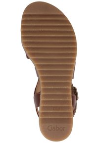 Gabor Sandaletter med kilklack - brown