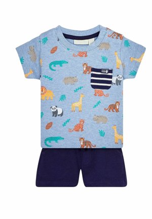 2-PIECE DINO SET - REGULAR FIT - Shorts - blue safari