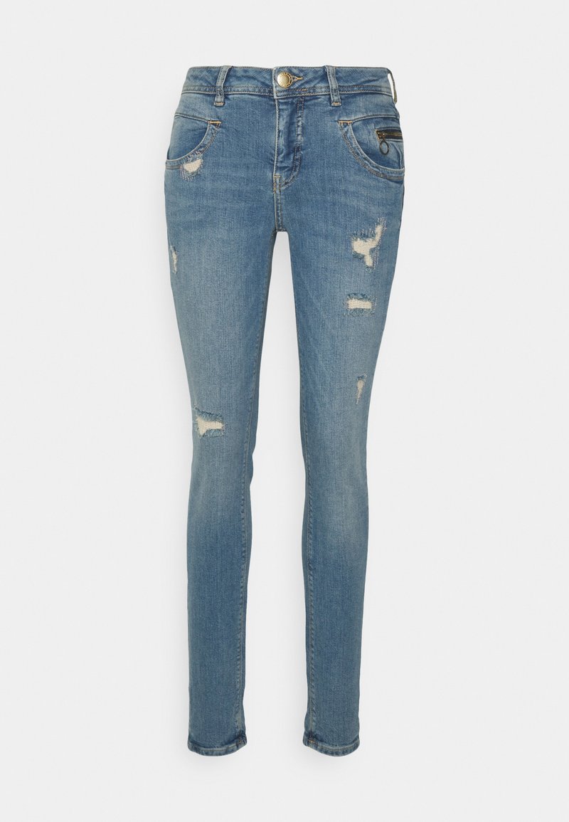 MOS MOSH Slim fit jeans blauw