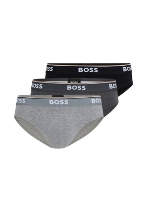 BRIEF POWER 3 PACK - Briefs - open grey