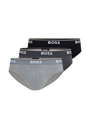 BRIEF POWER 3 PACK - Trumpikės - open grey