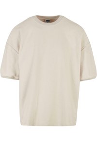 TERRY BOXY - Tricou basic - softseagrass