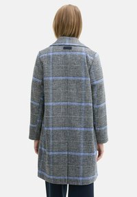 TOM TAILOR KARIERTER - Halflange jas - navy blue check