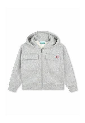 KENZO kids JOGGING - Sweat zippé - gris chine