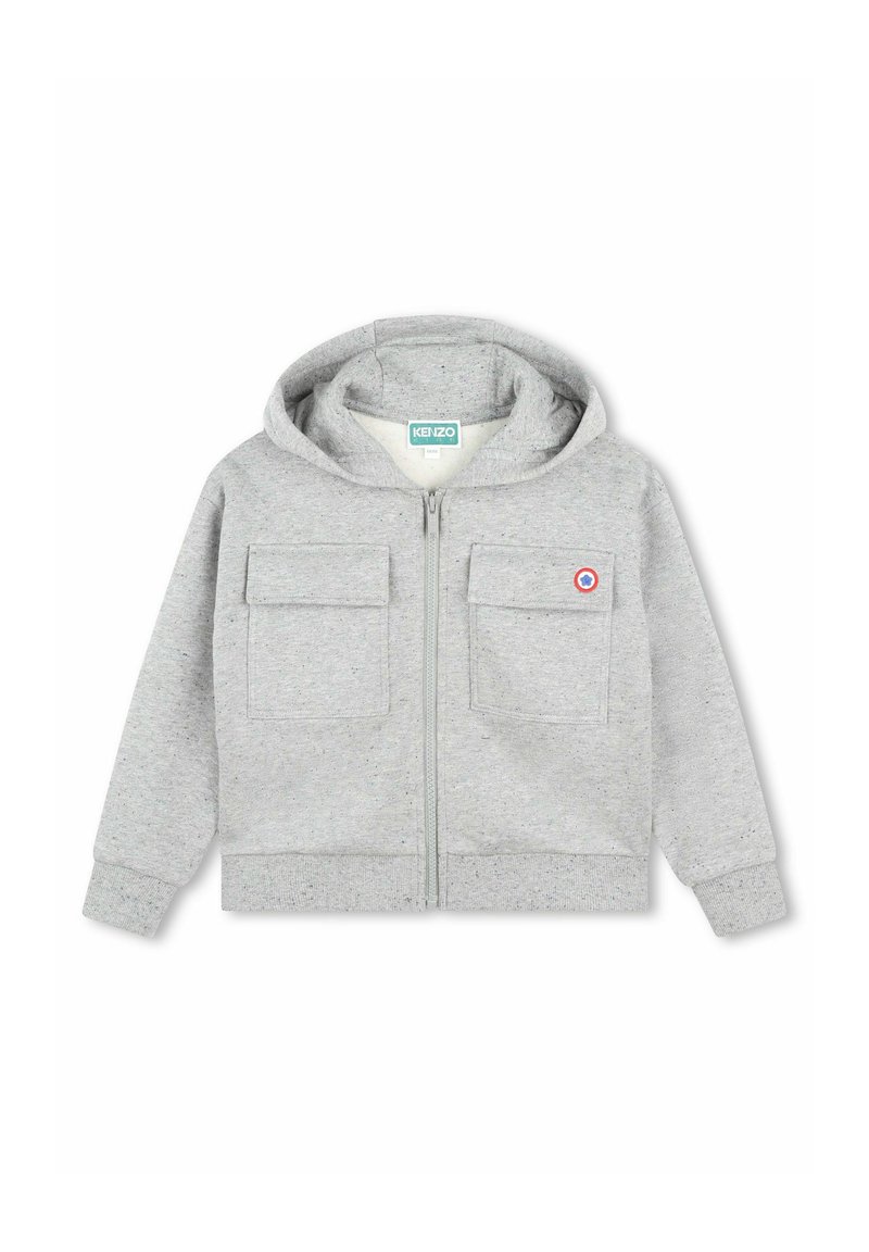 KENZO kids JOGGING - Sweat zippé - gris chine