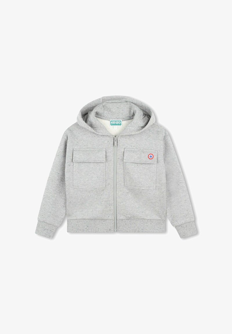 KENZO kids JOGGING - Sweat zippé - gris chine