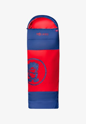 TROLLKIDS, KIDS MIDNIGHT SUN DREAMER UNISEX - Sleeping bag - bright red mystic blue