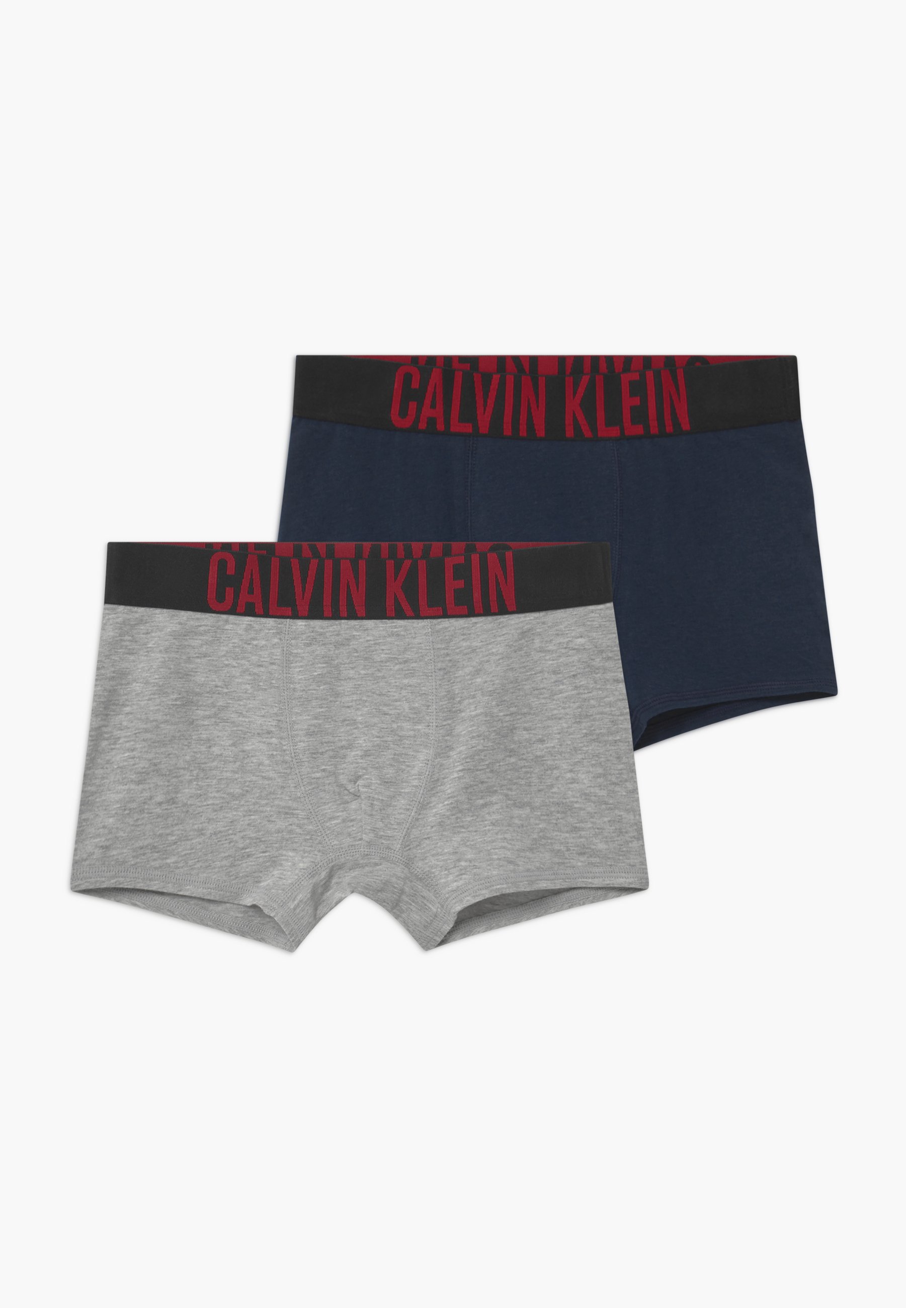 Calvin Klein Underwear 2 PACK - Onderbroeken - greyheather/blackiris/grijs  - Zalando.nl
