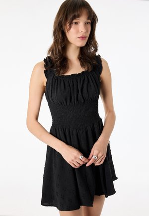 Koton, MINI DRESS. - Day dress - black