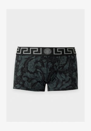 Versace, SHORT STRETCH BAROCCO ALL OVER - Boxer aderenti - black/grey