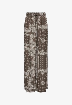 ONLY, ONLKAVI Wide Leg Fit - Nadrágok - chocolate martini