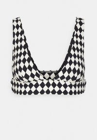 Billabong DIAMOND DAZE REMI PLUNGE - Πάνω μέρος μπικίνι - black pebble