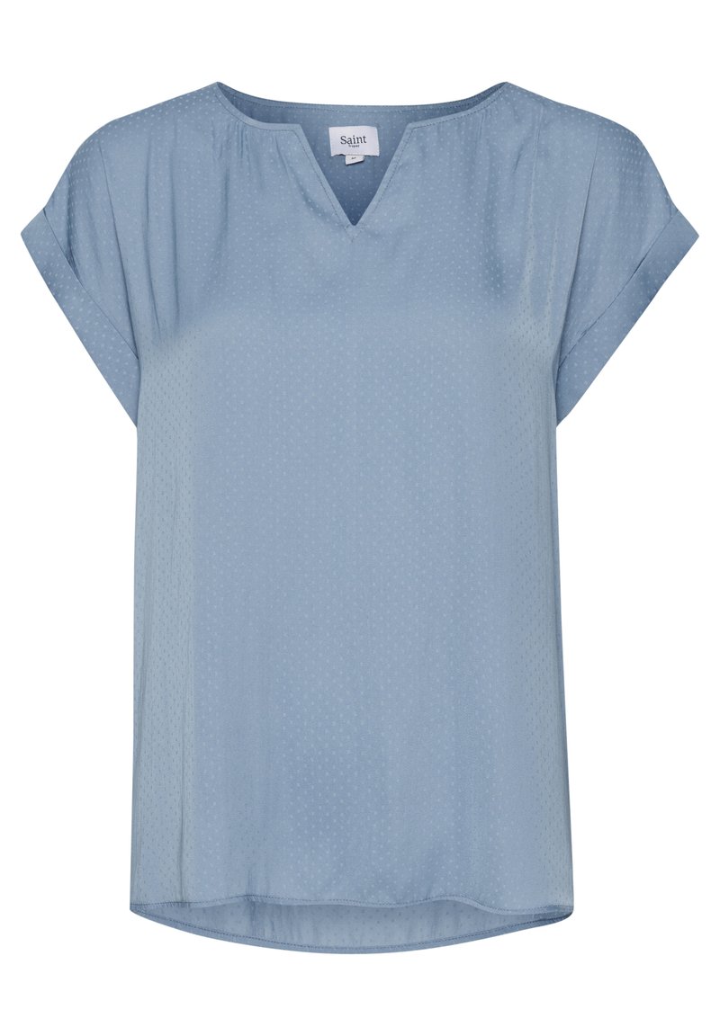 Saint Tropez Blouse blauw gemêleerd