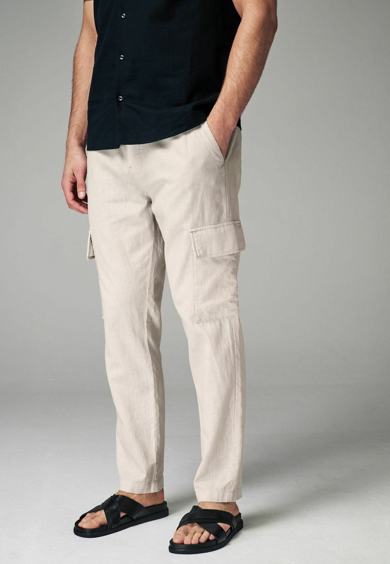 Next ELASTICATED DRAWSTRING  - REGULAR FIT - Kargopüksid - light grey