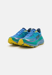 HOKA STINSON 7 - Scarpe da trail running - virtual blue/tech green