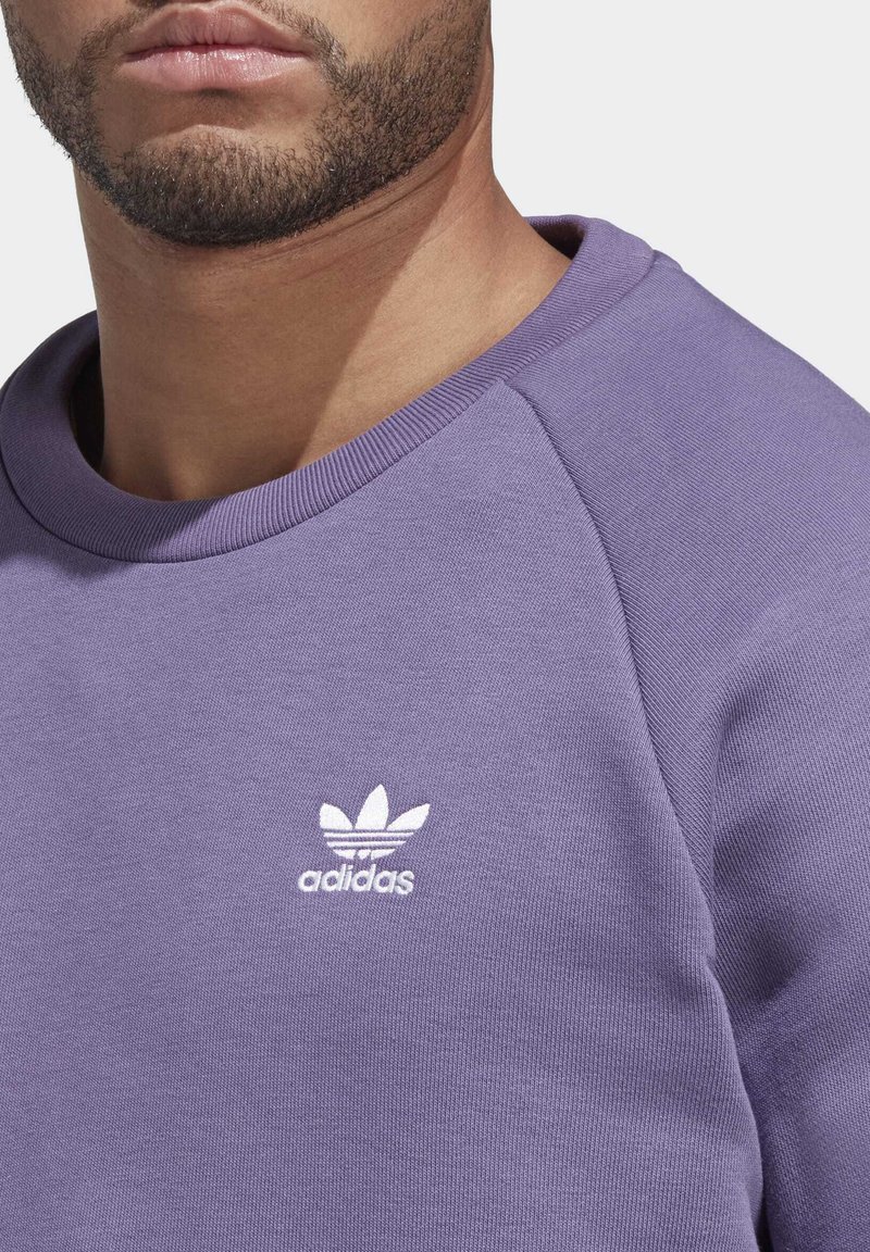 adidas purple crewneck
