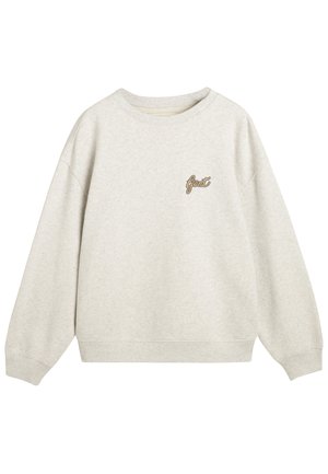 GANT SCRIPT GRAPHIC CREW NECK - Sweatshirt - pale grey melange