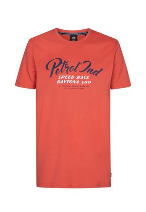T-shirt con stampa - rot