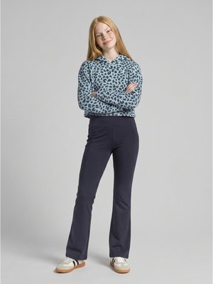 TOM TAILOR, TOM TAILOR HOSEN & CHINO FLARED LEGGINGS - Nohavice - parisien night blue