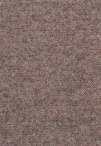 Strukturiertes Gewebe in Brauntönen, das ein gestricktes Design mit weicher Erscheinung und subtilen Farb- und Texturvariationen aufweist.