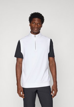 ULTIMATE365 CLASSIC QUARTER ZIP VEST - Top - white