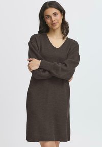 Fransa ERETTA - Abito in maglia - charcoal melange