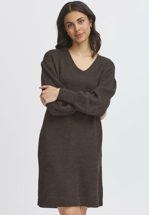 Fransa ERETTA - Jumper dress - charcoal melange