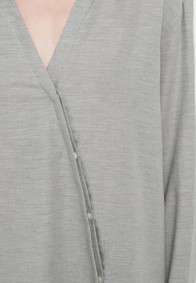 CLOSED ASYMMETRIC SHIRT - Paitapusero - light grey