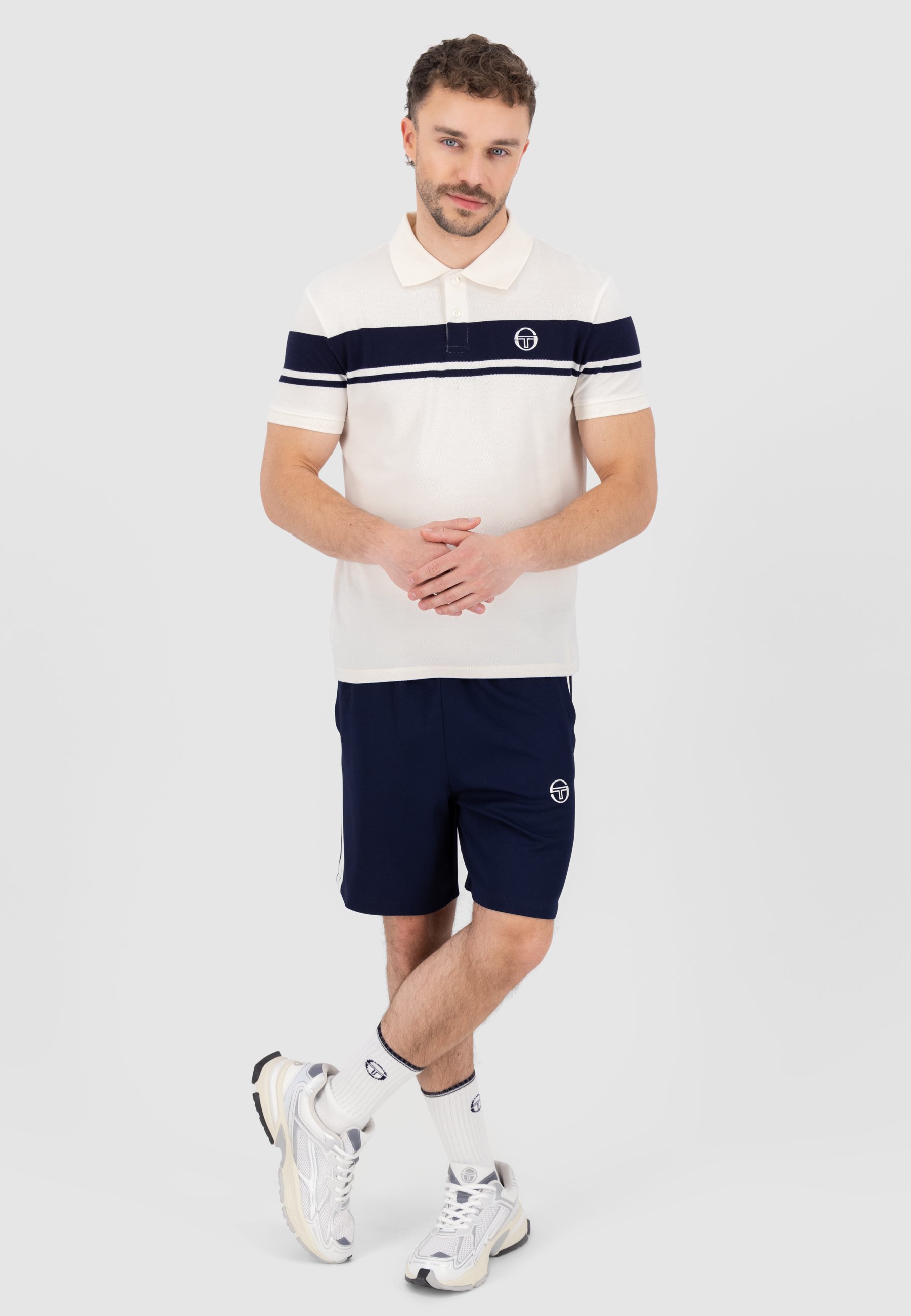 Sergio Tacchini YOUNG LINE - Polo - gardenia maritime blue/bianco