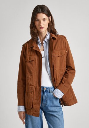 THERESA - Trench - cognac brown