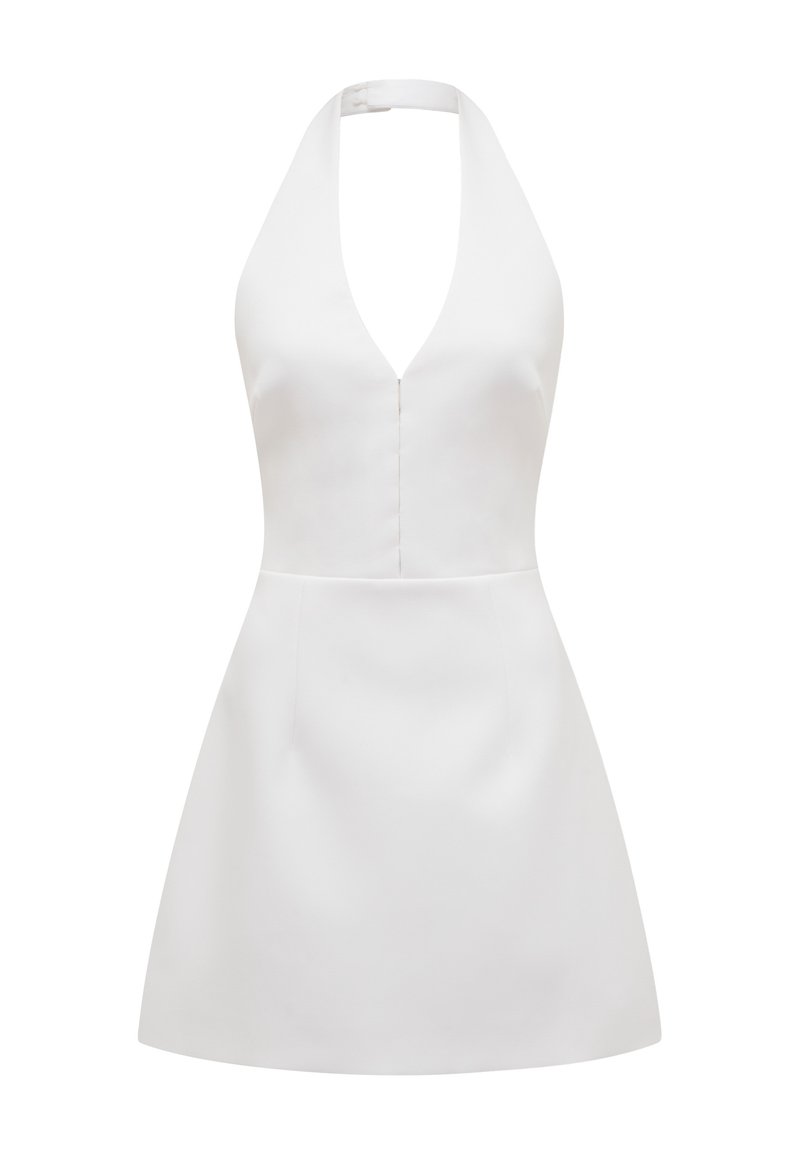 Forever New Petite RICKI HALTER HOOK AND EYE MINI - Cocktail dress / Party  dress - porcelain/off-white - Zalando.co.uk