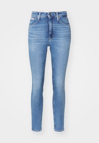HIGH RISE SUPER SKINNY ANKLE - Jeans Skinny Fit - denim light