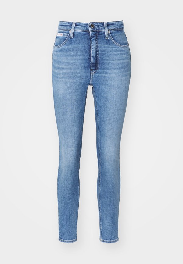 HIGH RISE SUPER SKINNY ANKLE - Jeans Skinny Fit - denim light4